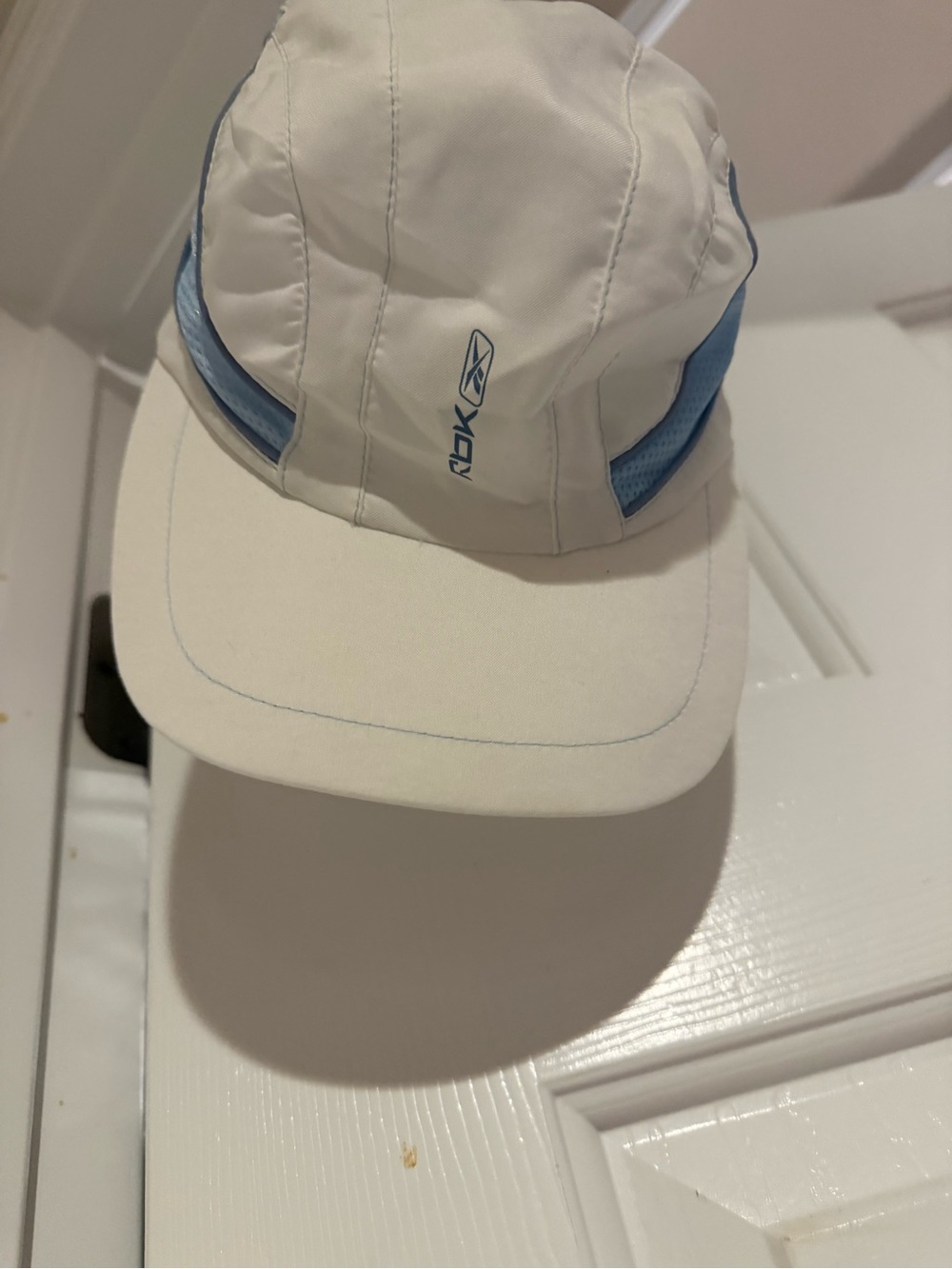 Reebok White and Light Blue Performance Cap